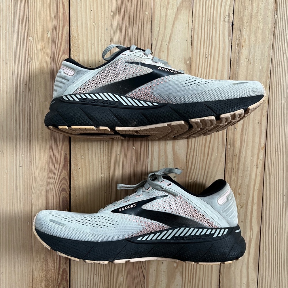Brooks Adrenaline GTS 22 Womens Running Shoes Size 11 Oyster Alloy 1203531B035 - Picture 7 of 8